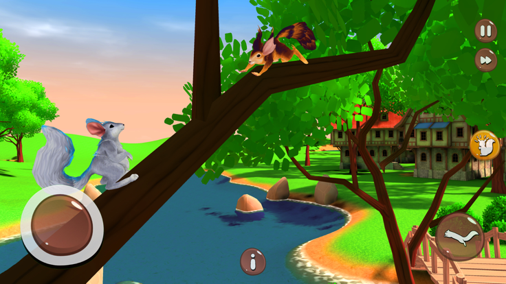 松鼠宠物生活模拟3d界面展示2