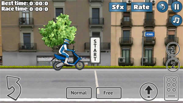 鬼火摩托車（Wheelie Challenge）界面展示2