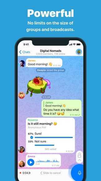 telegreat官網(Telegram)界面展示2