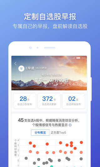 蘿卜投研界面展示2