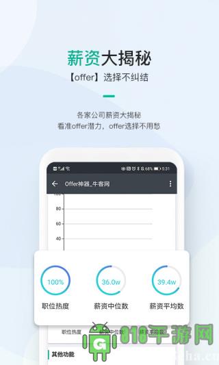 牛客網app界面展示2