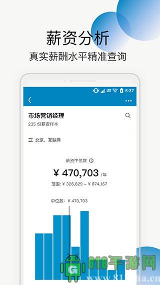 領(lǐng)英(LinkedIn)界面展示2