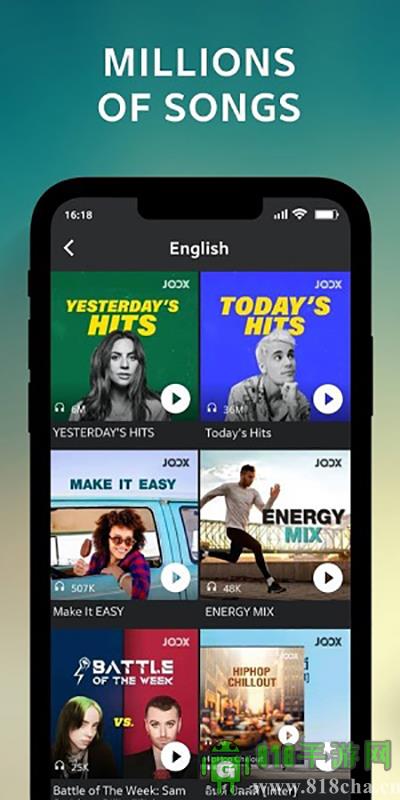 joox泰國版界面展示2