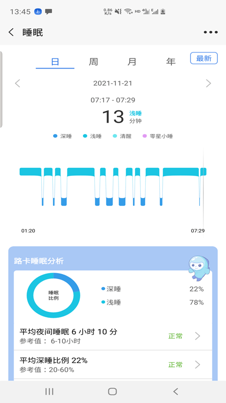 路卡健康界面展示2