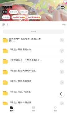 傾城軟件庫藍(lán)奏云界面展示2