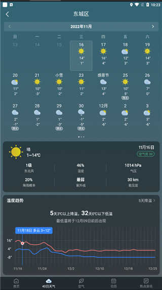 識雨天氣界面展示2