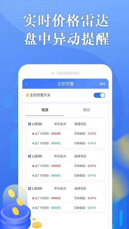 專塑行情界面展示2