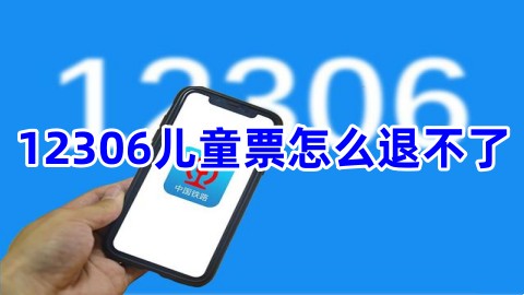 12306兒童票怎么退不了？12306兒童票為什么退不了票？