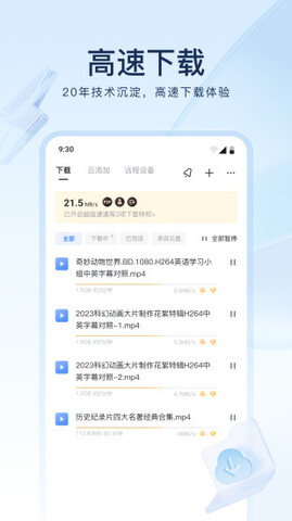 迅雷界面展示2