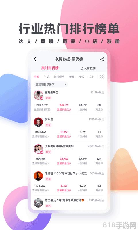 灰豚數據抖音版界面展示2