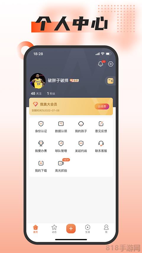 我奧籃球界面展示2