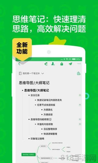 印象筆記ios版界面展示2