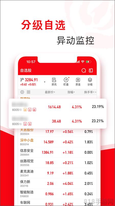 指南針股票界面展示2