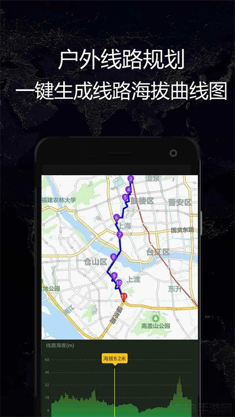 GPS實時海拔app界面展示2