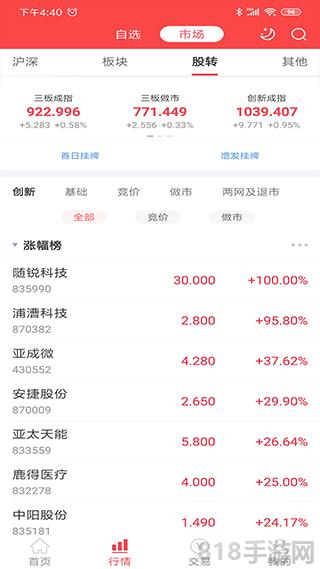 中郵證券app手機(jī)版界面展示2