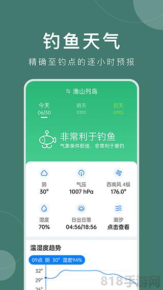 準時天氣界面展示2