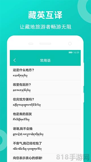 藏英翻譯app界面展示2