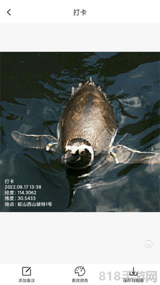 打卡定位界面展示2