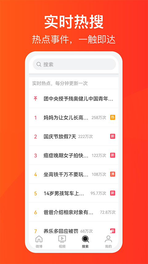 新浪微博大字版app界面展示2