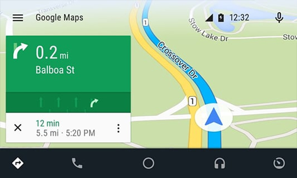 谷歌車載系統Android Auto界面展示2