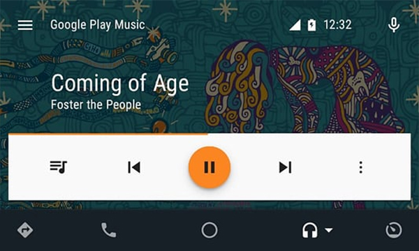 谷歌車載系統Android Auto界面展示2