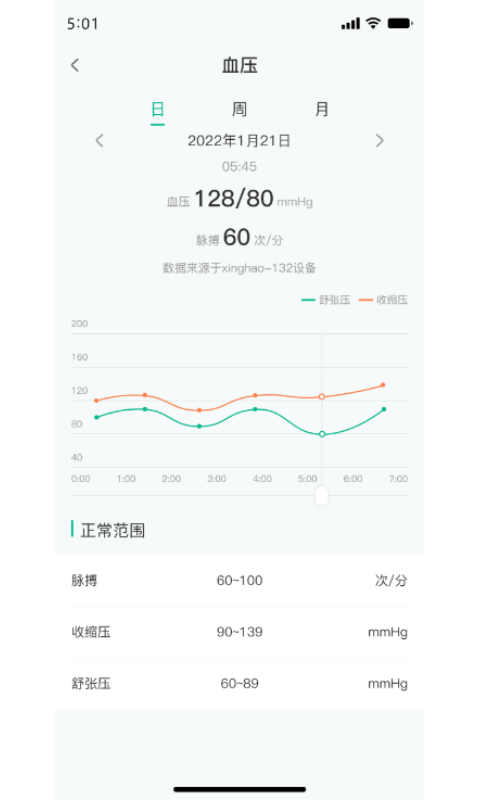 數(shù)字健康app界面展示2